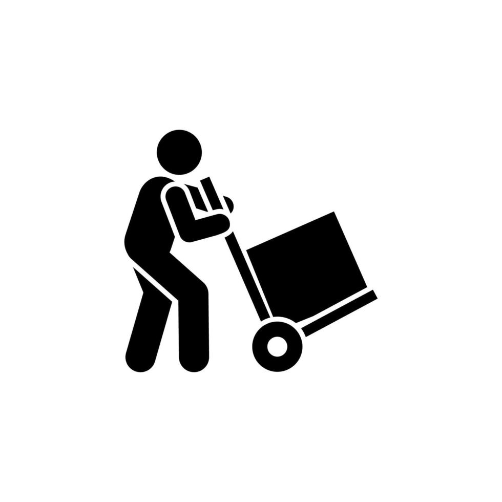 Worker, job, person, factory vector icon