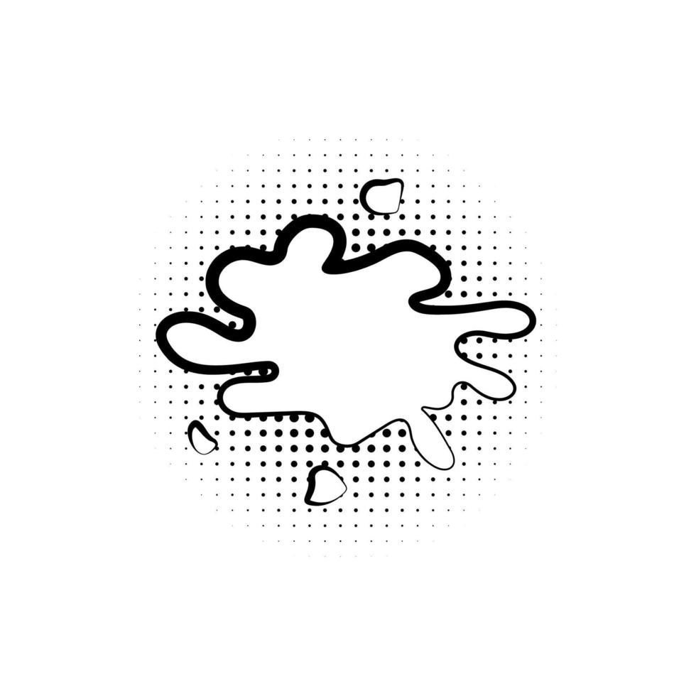 pop art, speech bubble, splash vector icon