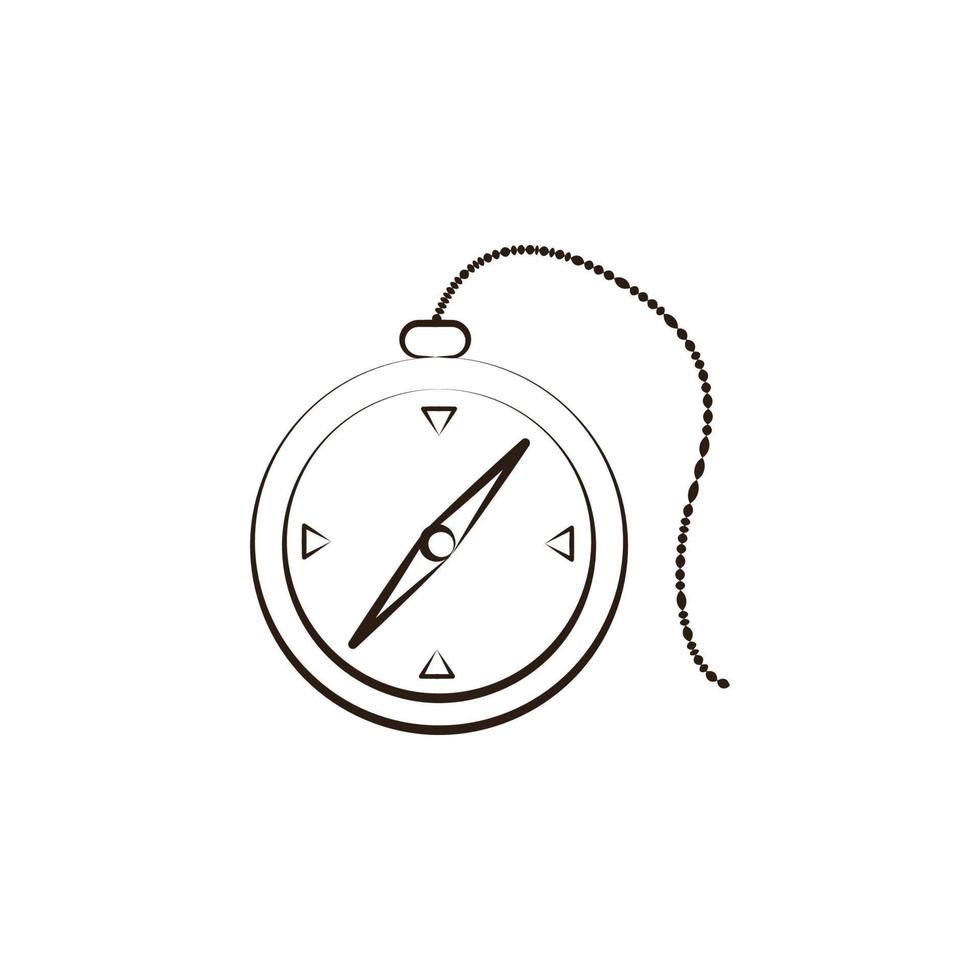 compass desert vector icon