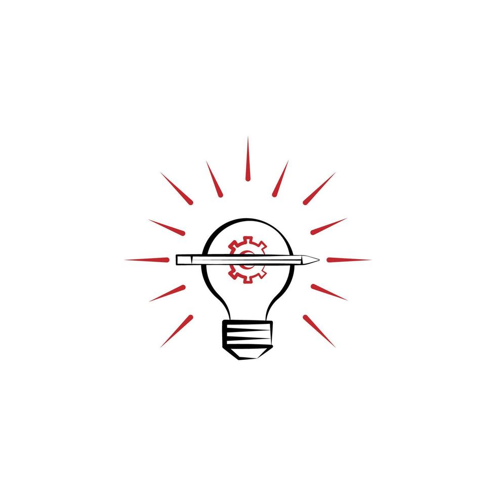 creative process 2 colored line vector icon
