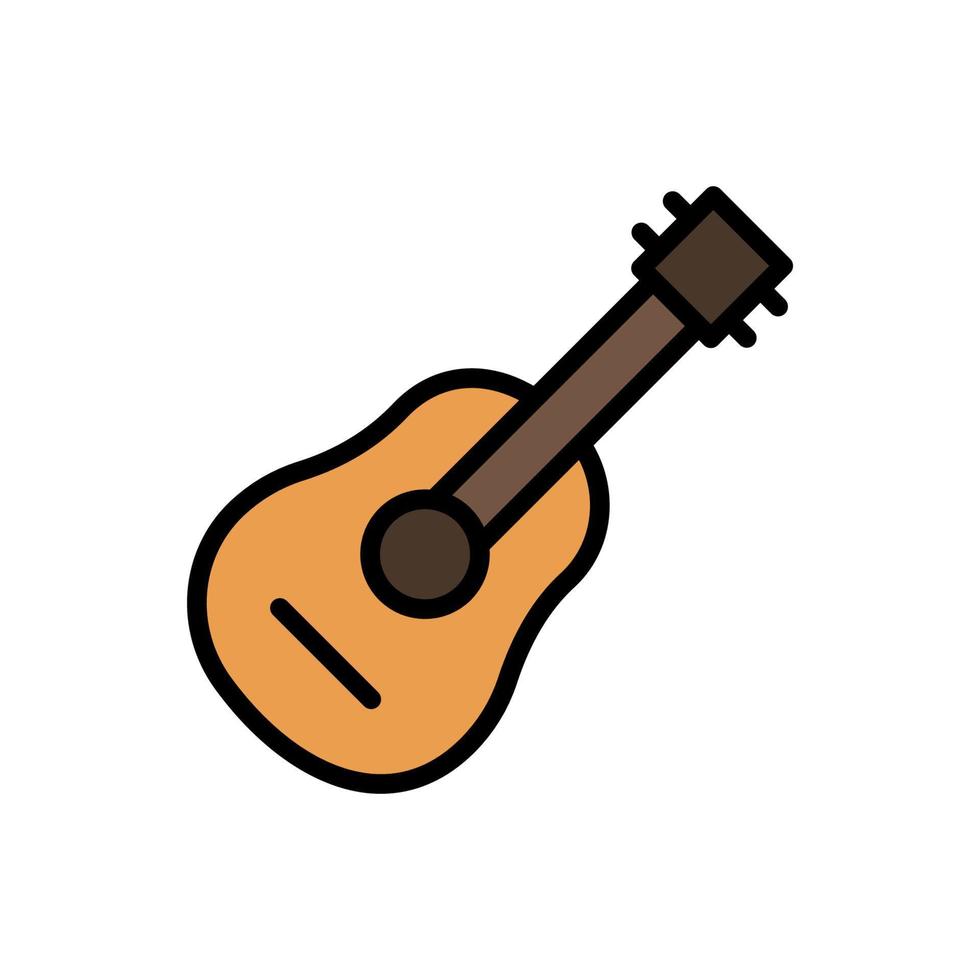 guitarra, música vector icono