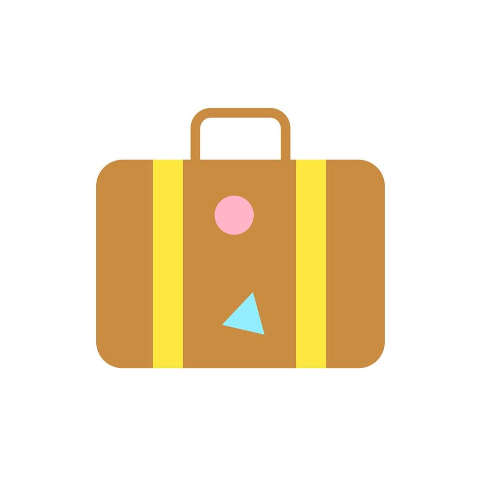 Luggage, bag vector icon