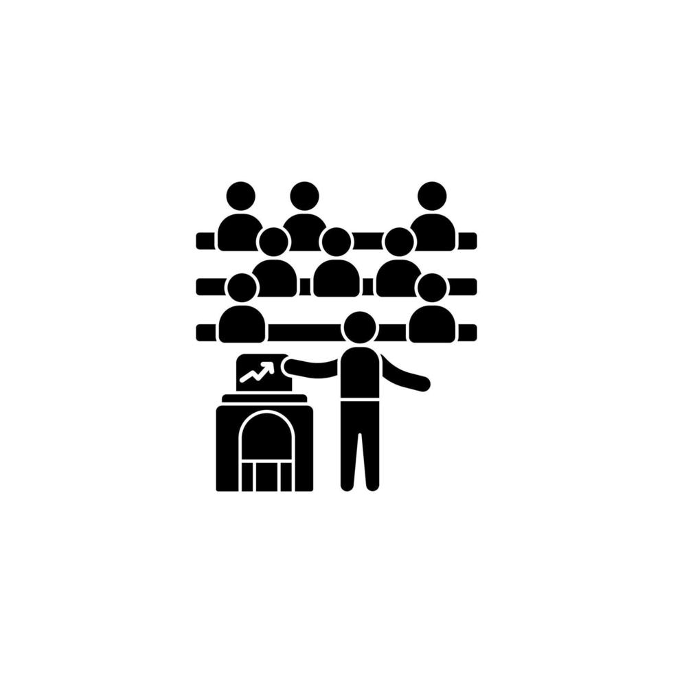 Chairs analysis trainer chairs vector icon
