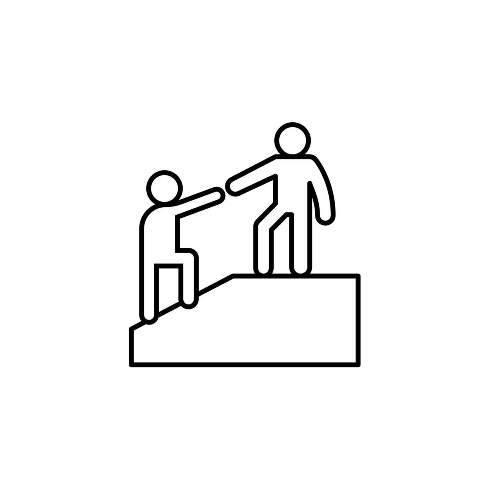 Partner support vector icon