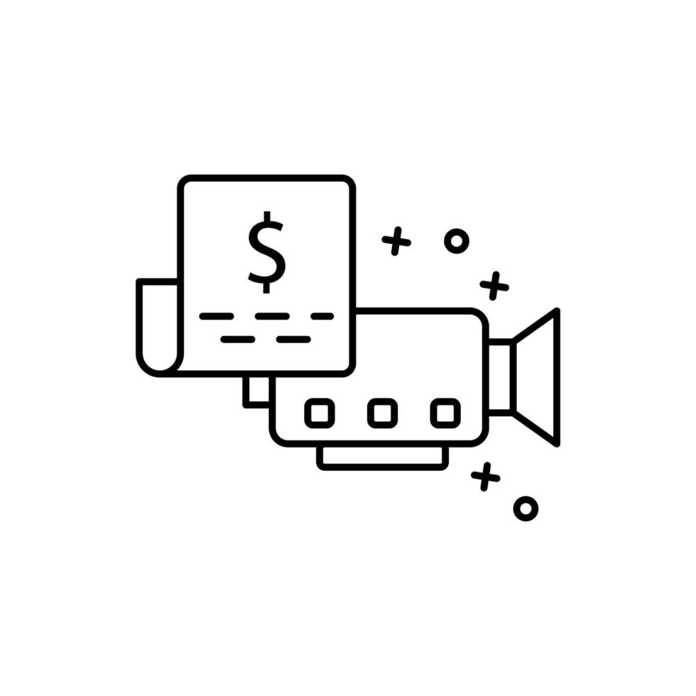 Document, camera, dollar vector icon 22568162 Vector Art at Vecteezy