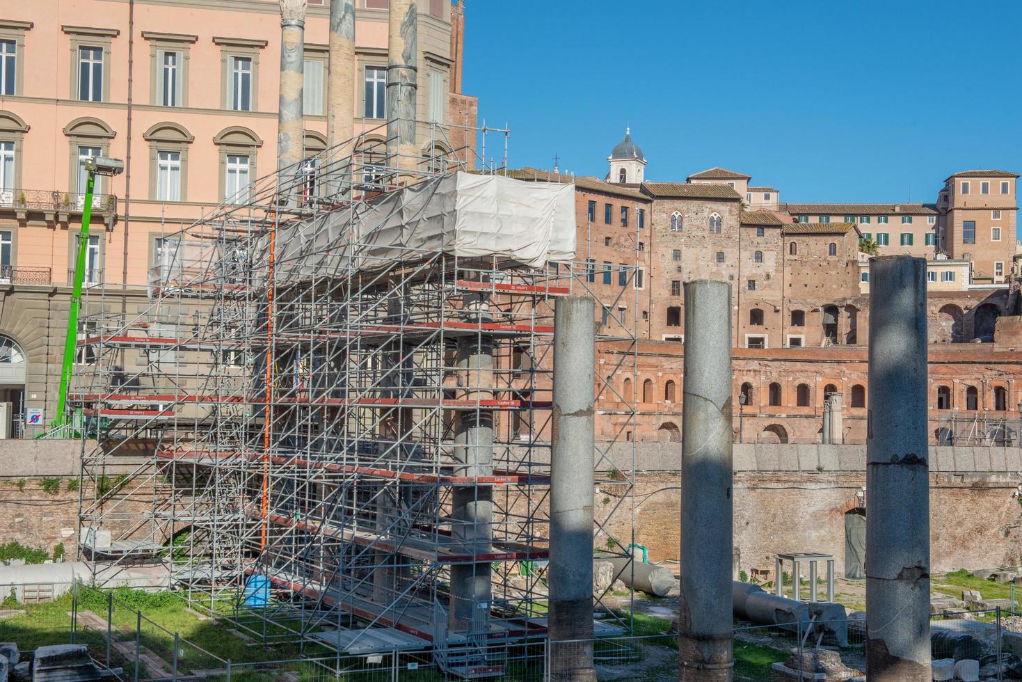 Rome 2023 Archaeological site of the Imperial forums of Rome photo