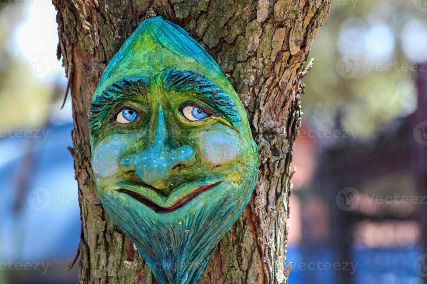 Still Life Wood Art On A Tree photo