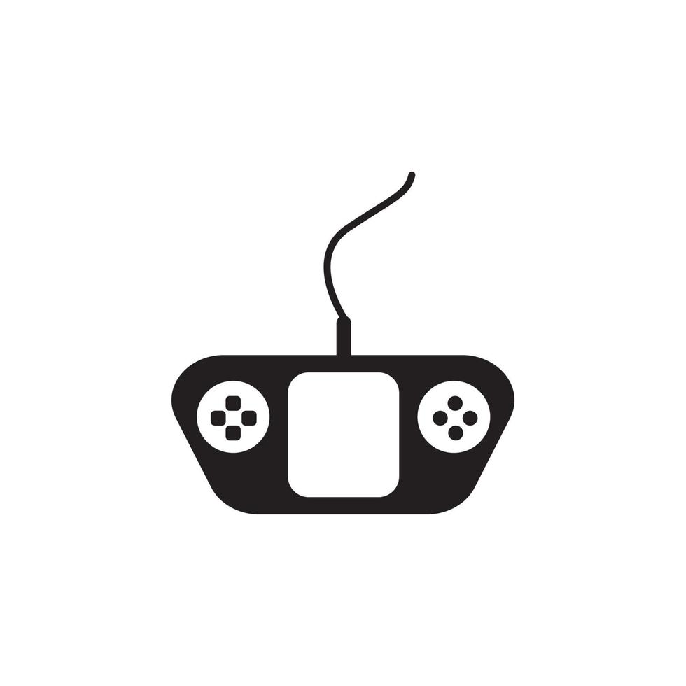 icono de vector de controlador de juego