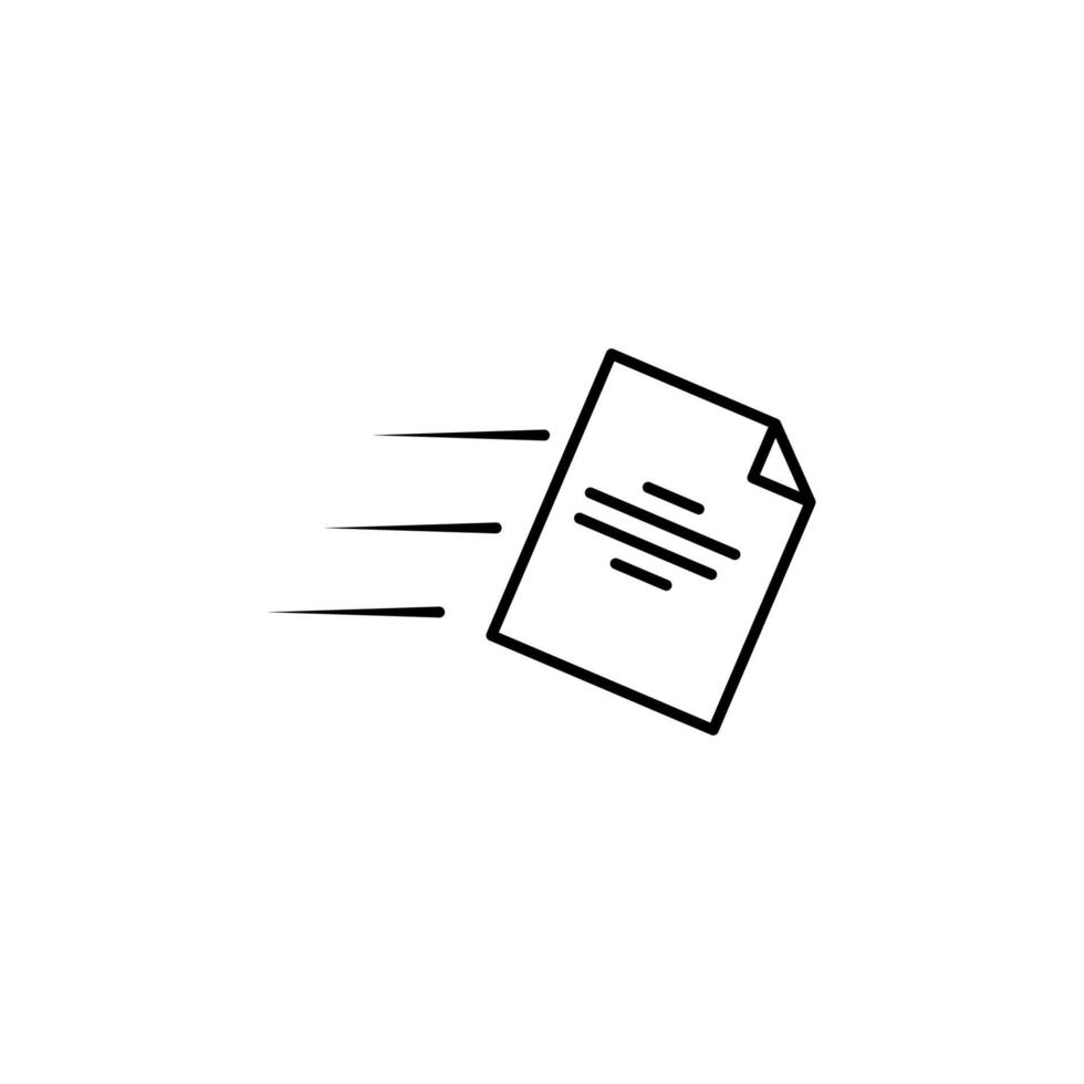 speed file vector icon