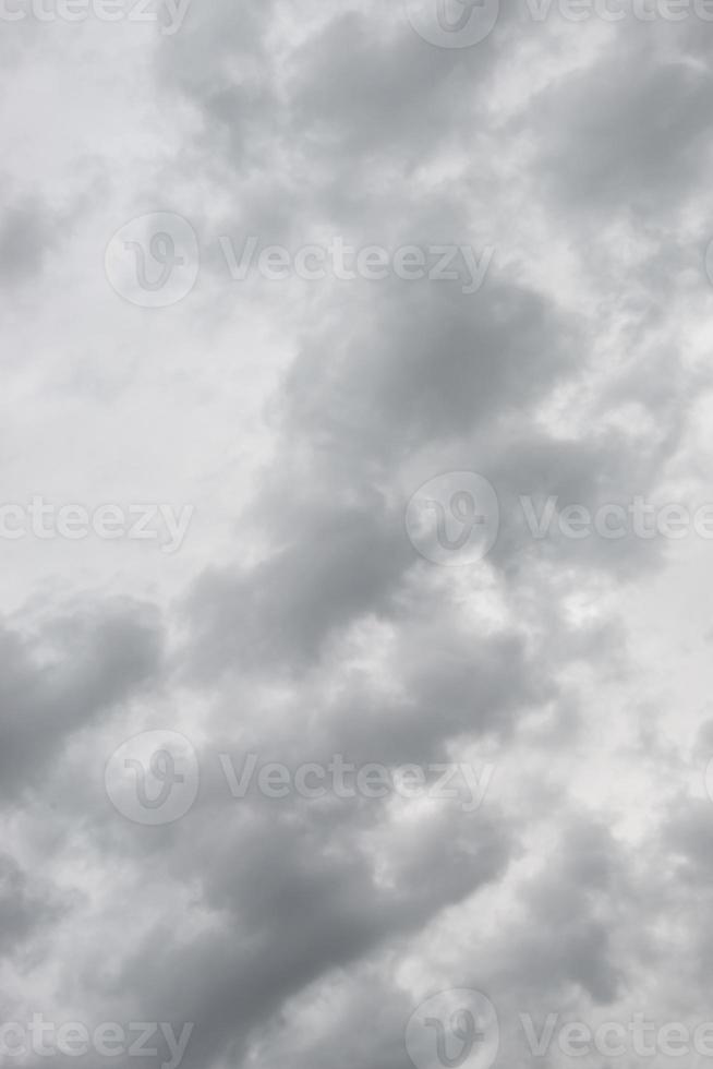 Cover page with dramatic rainy sky with heavy clouds as a background with copy space. photo