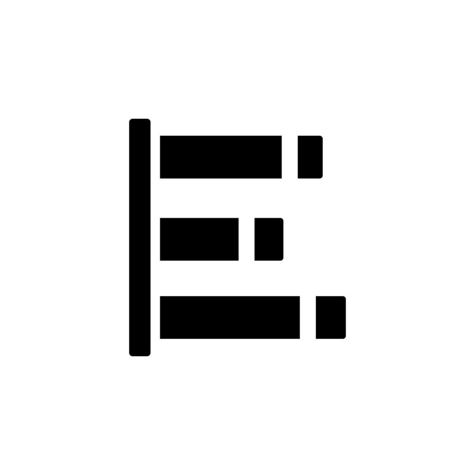 Chart column vector icon