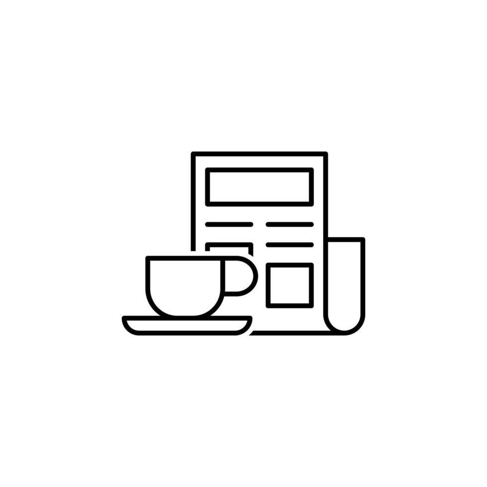 Breakfast vector icon