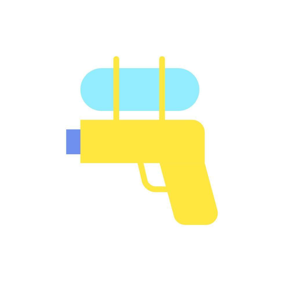Gun, water vector icon