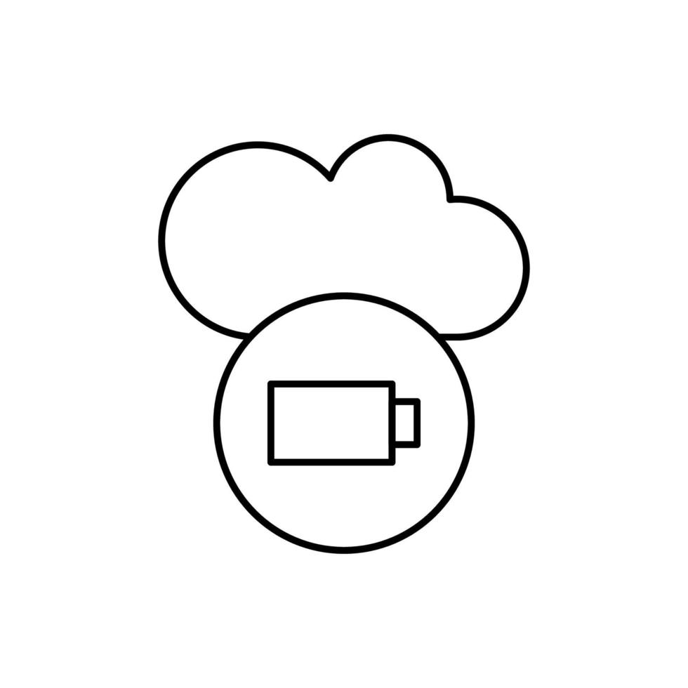 Cloud video camera vector icon