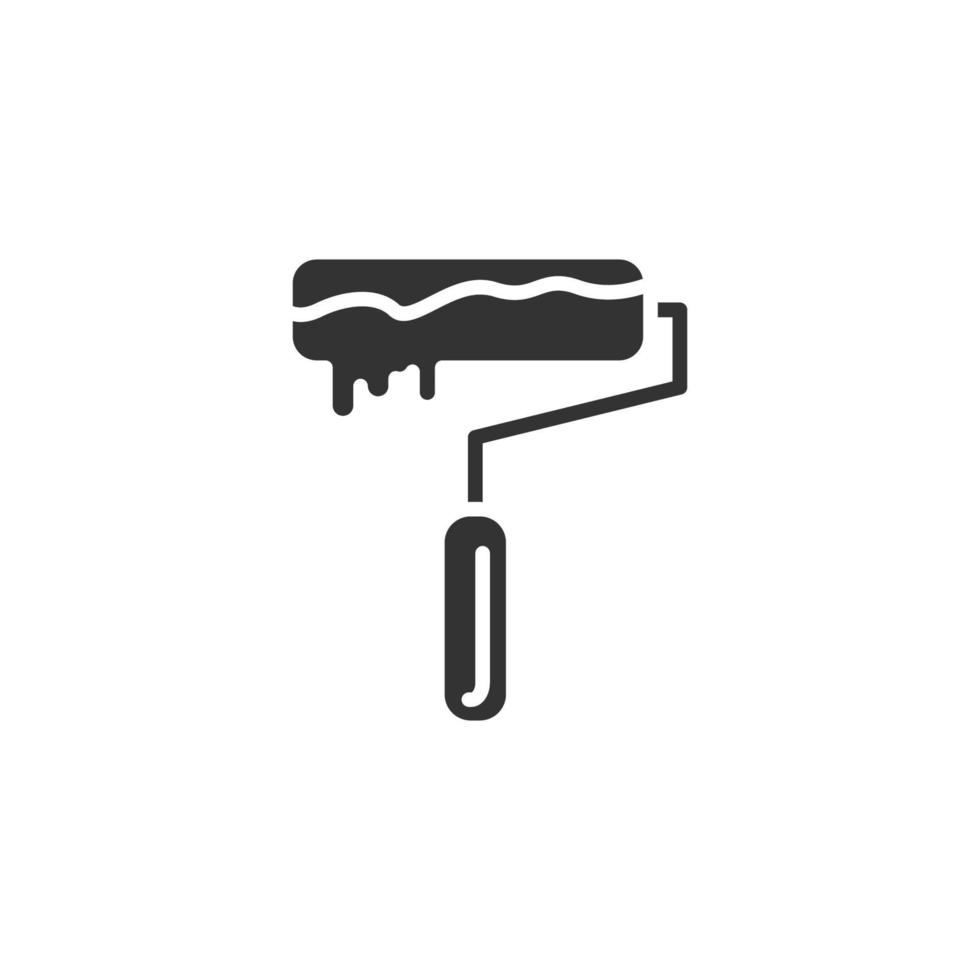 Roller, paint vector icon