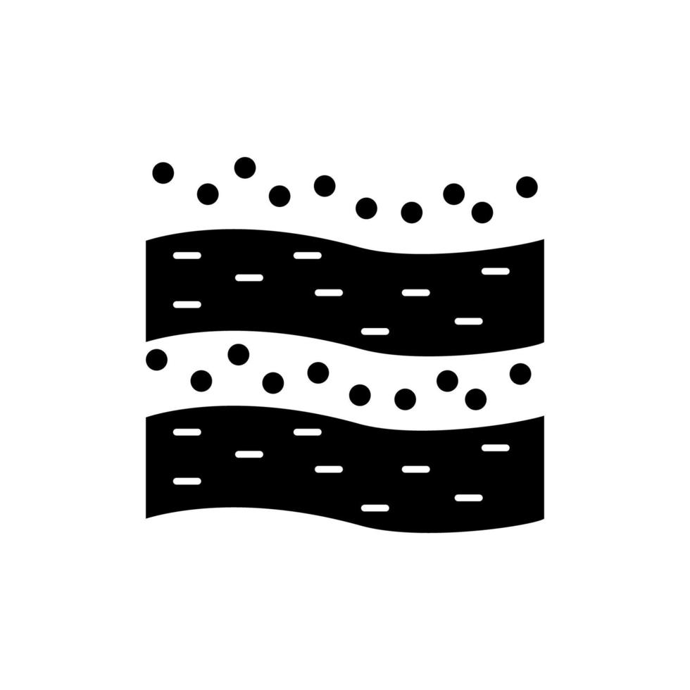 Soil ground vector icon