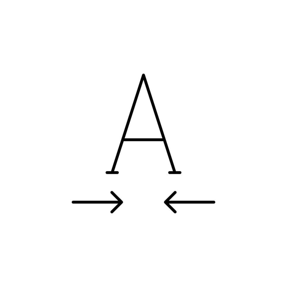 formato, horizontal, escala vector icono