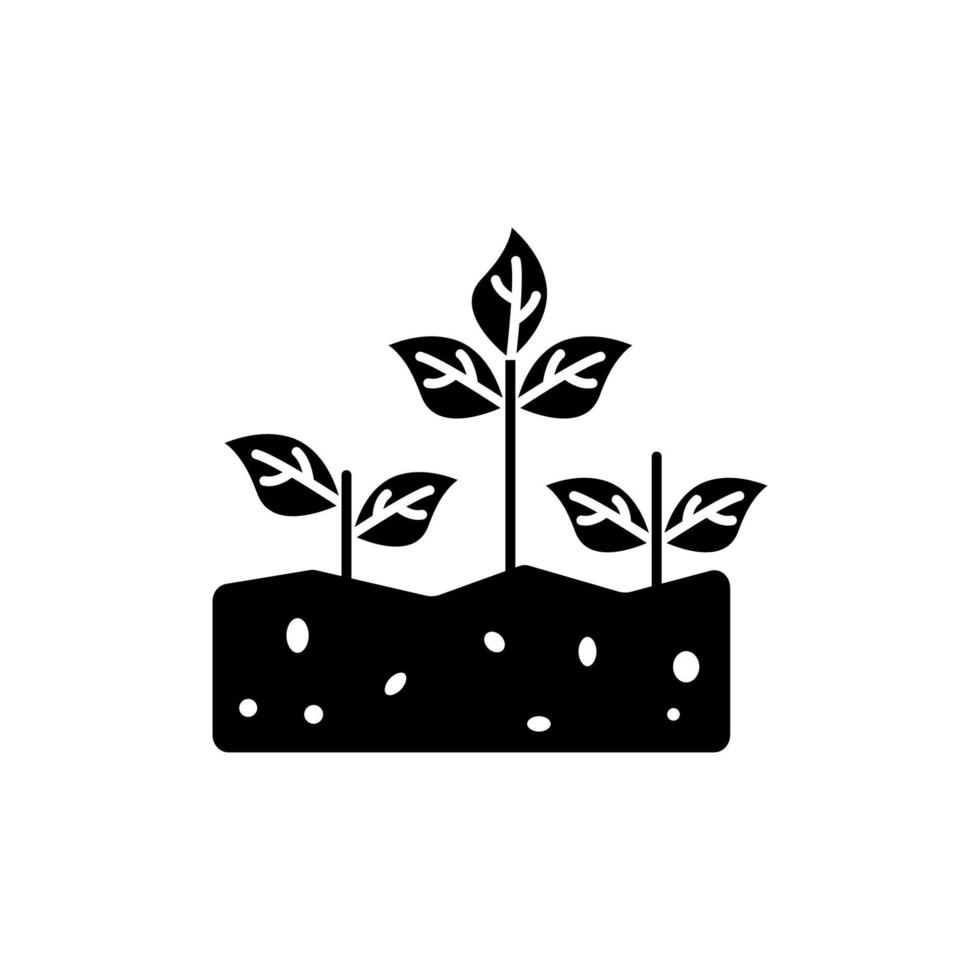 Soil ground vector icon