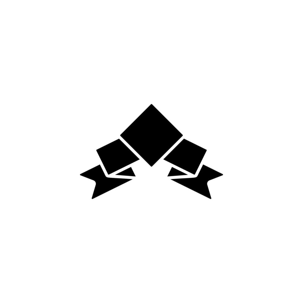 Ribbon vector icon