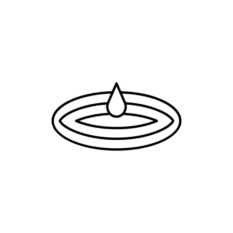 Here and now, drop Buddhism vector icon