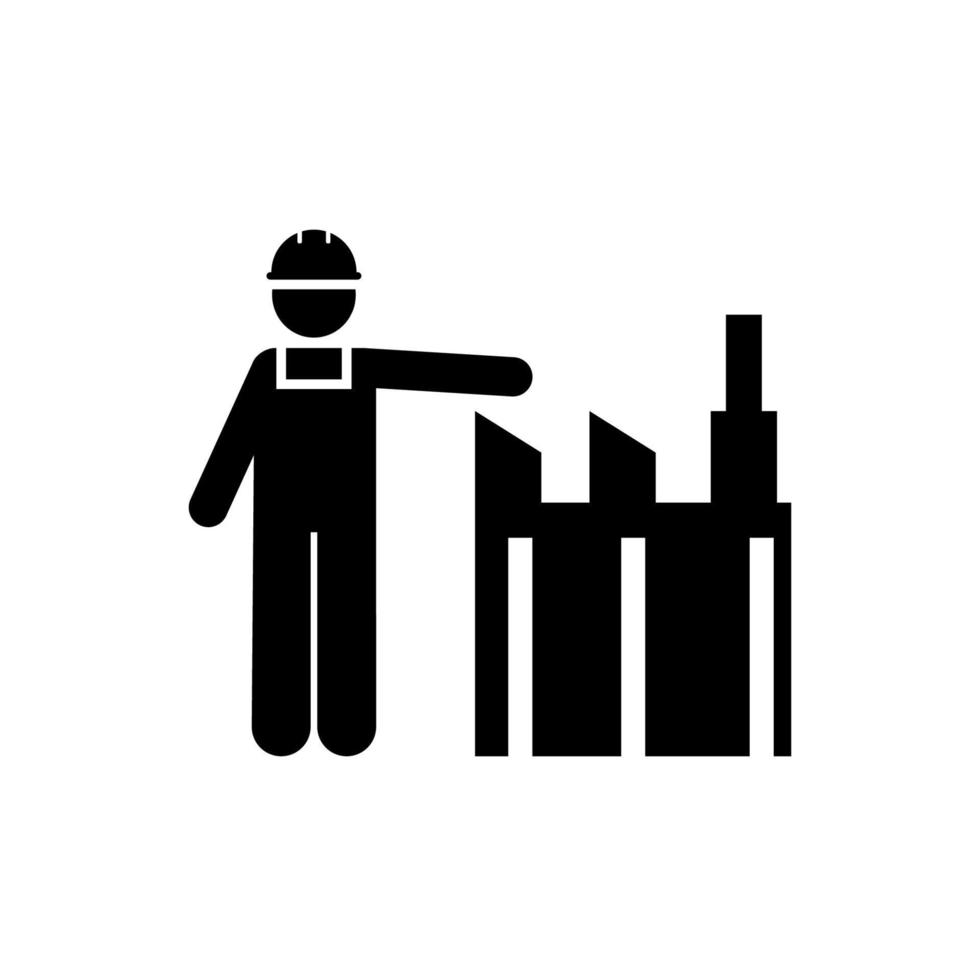 Job, person, business vector icon