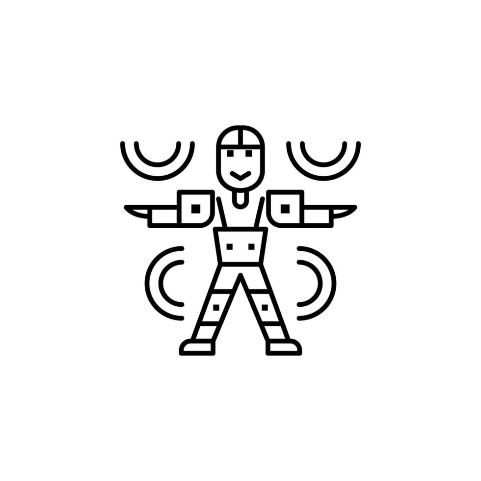 augmented reality, technology, motion, tracking vector icon