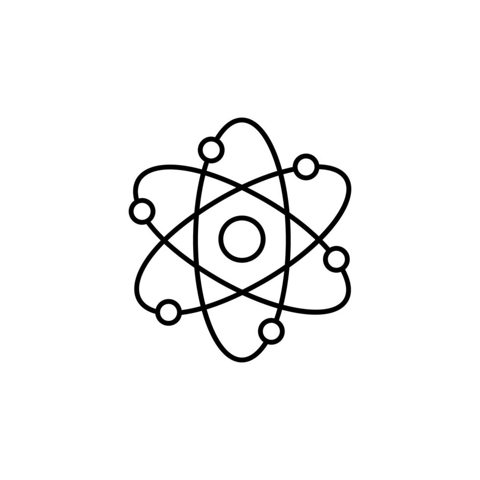 Nuclear, energy vector icon