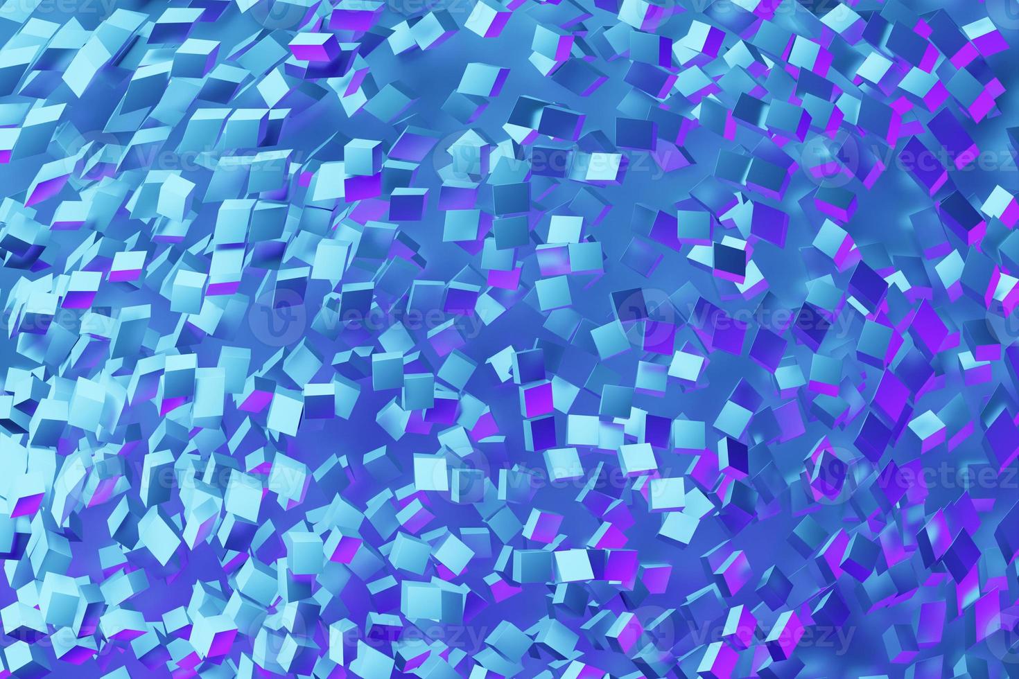 3D rendering.  Blue   geometric pattern.  Minimalistic pattern of simple shapes. Bright creative symmetric texture photo