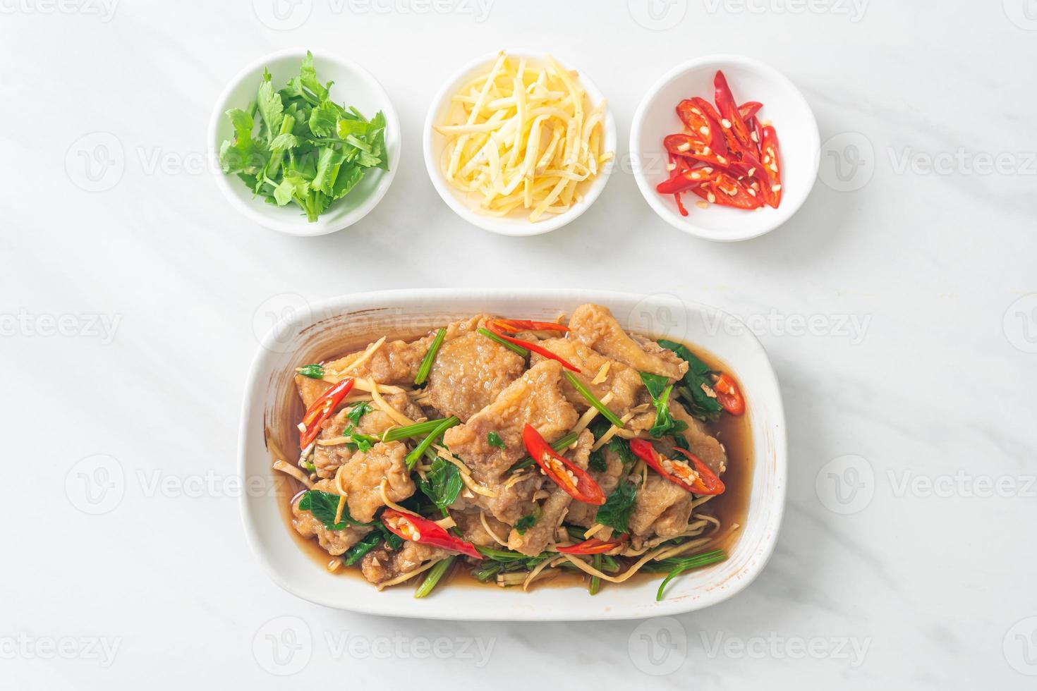 Stir Fried Fish with Chinese Celery 22570510 Stock Photo at Vecteezy