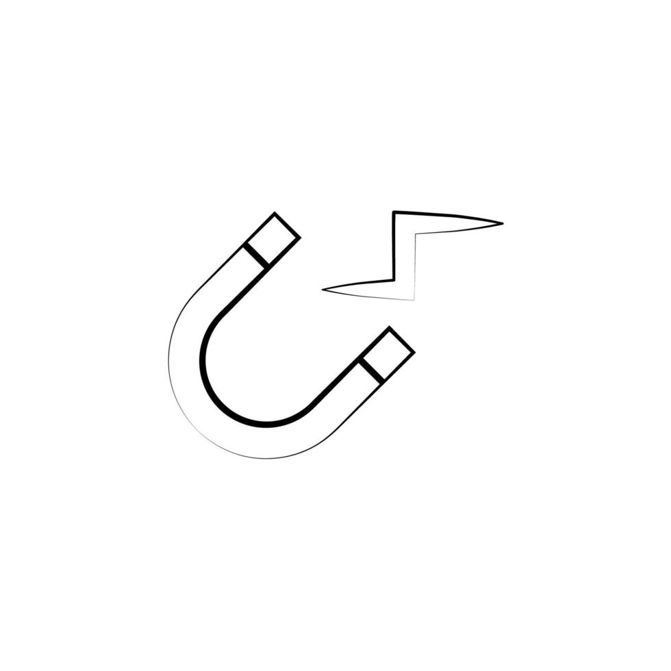 Magnet, alternative medicine vector icon