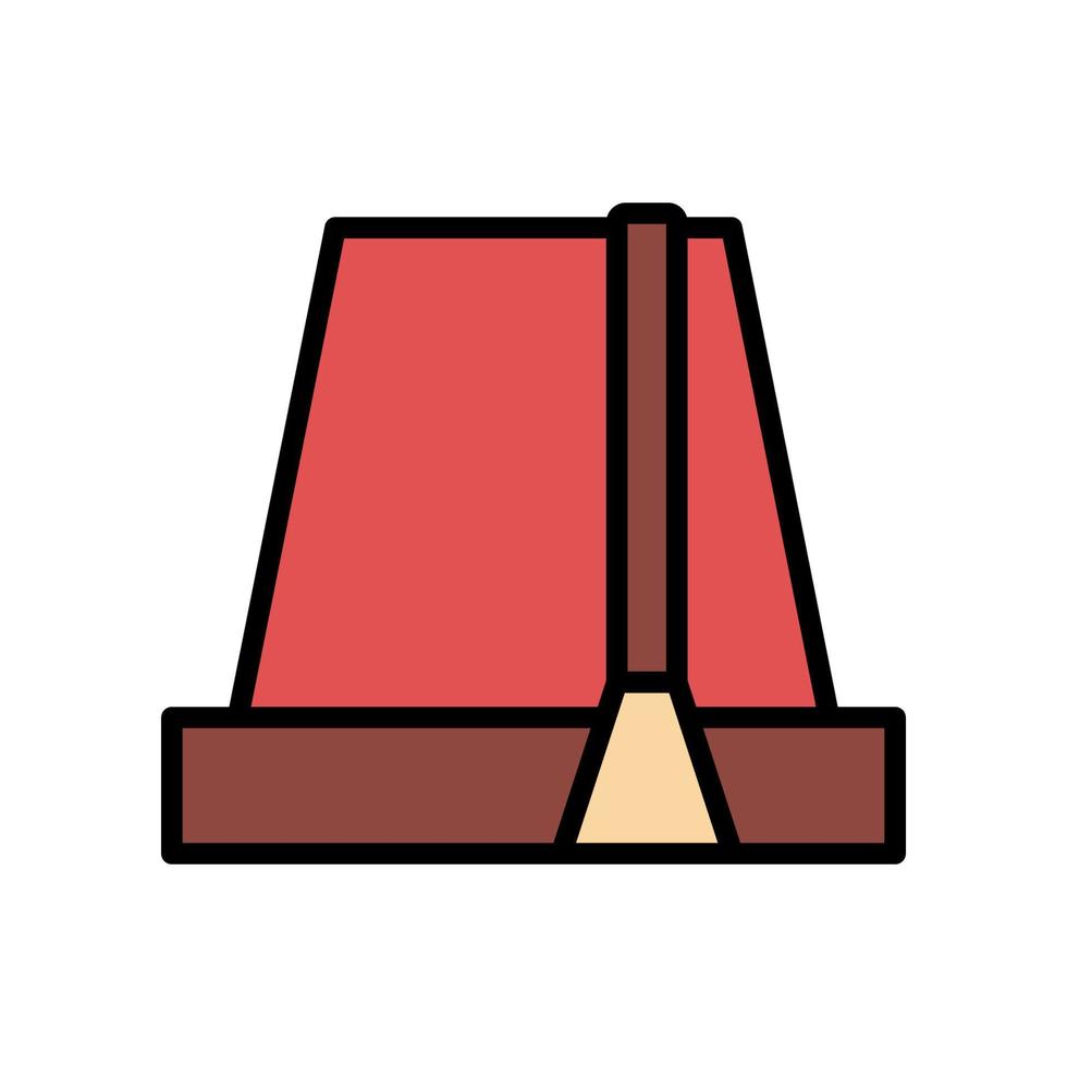 Hat Ramadan vector icon