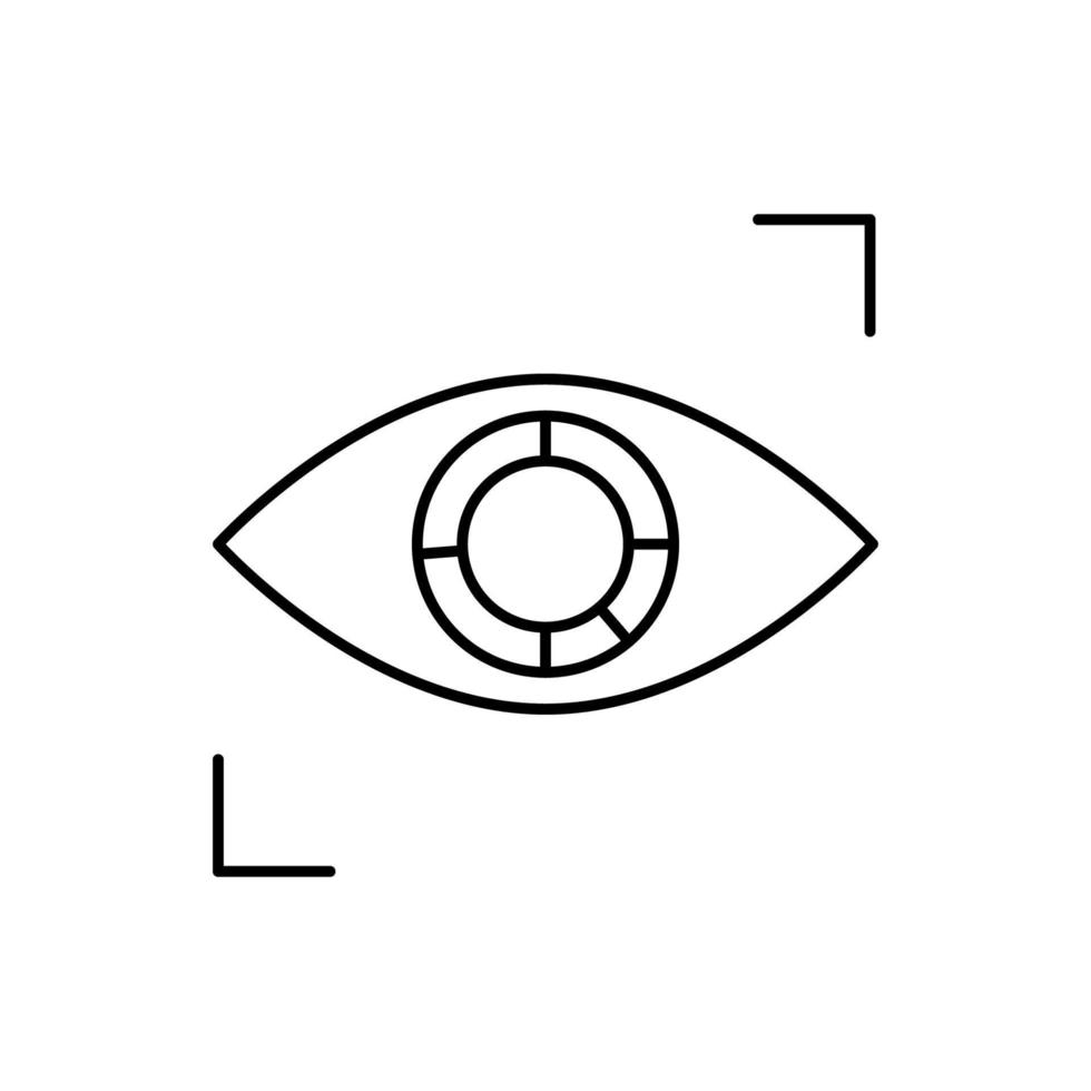 View, eye, SEO vector icon