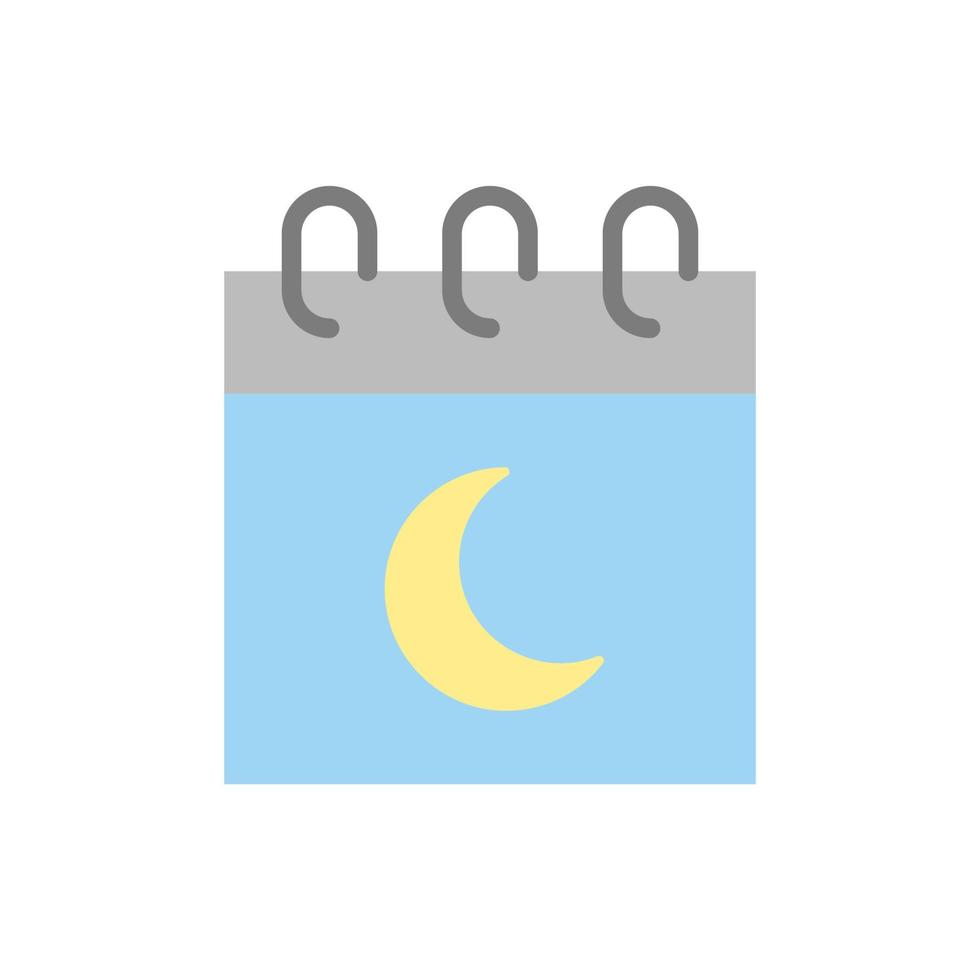 Calendar Ramadan vector icon