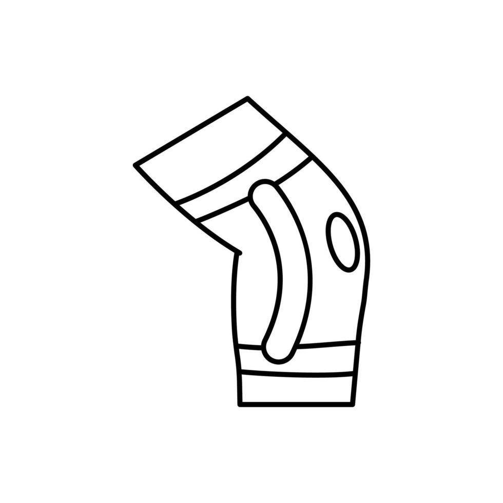 Bandage knee medical vector icon