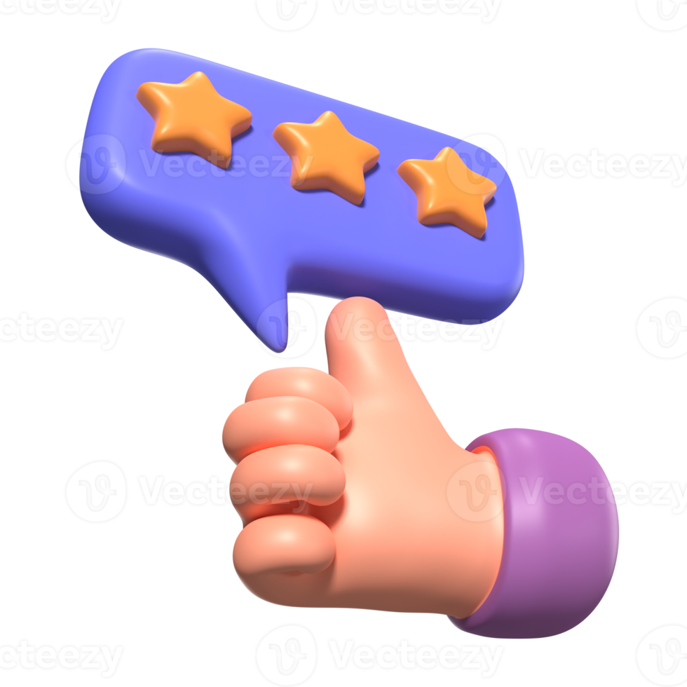 Product Review 3D Illustration Icon png