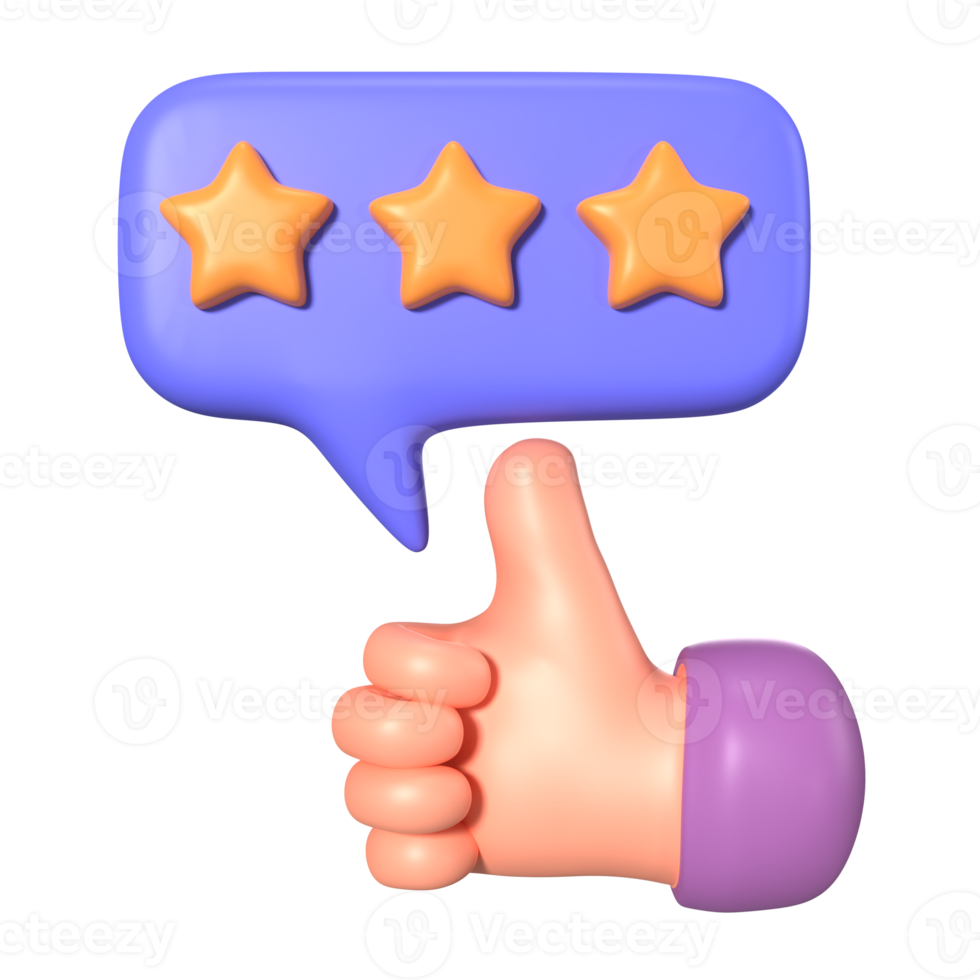 Product Review 3D Illustration Icon png