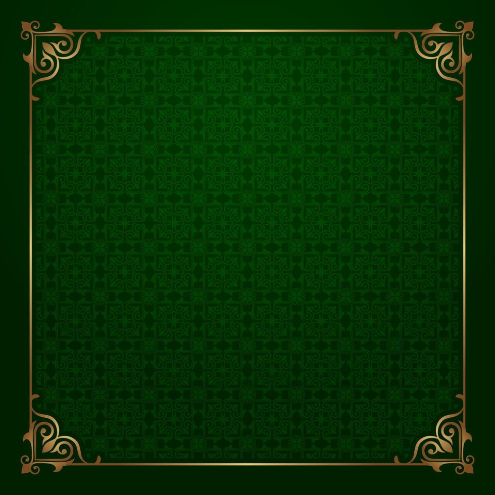 floral pattern, with vintage frame vector