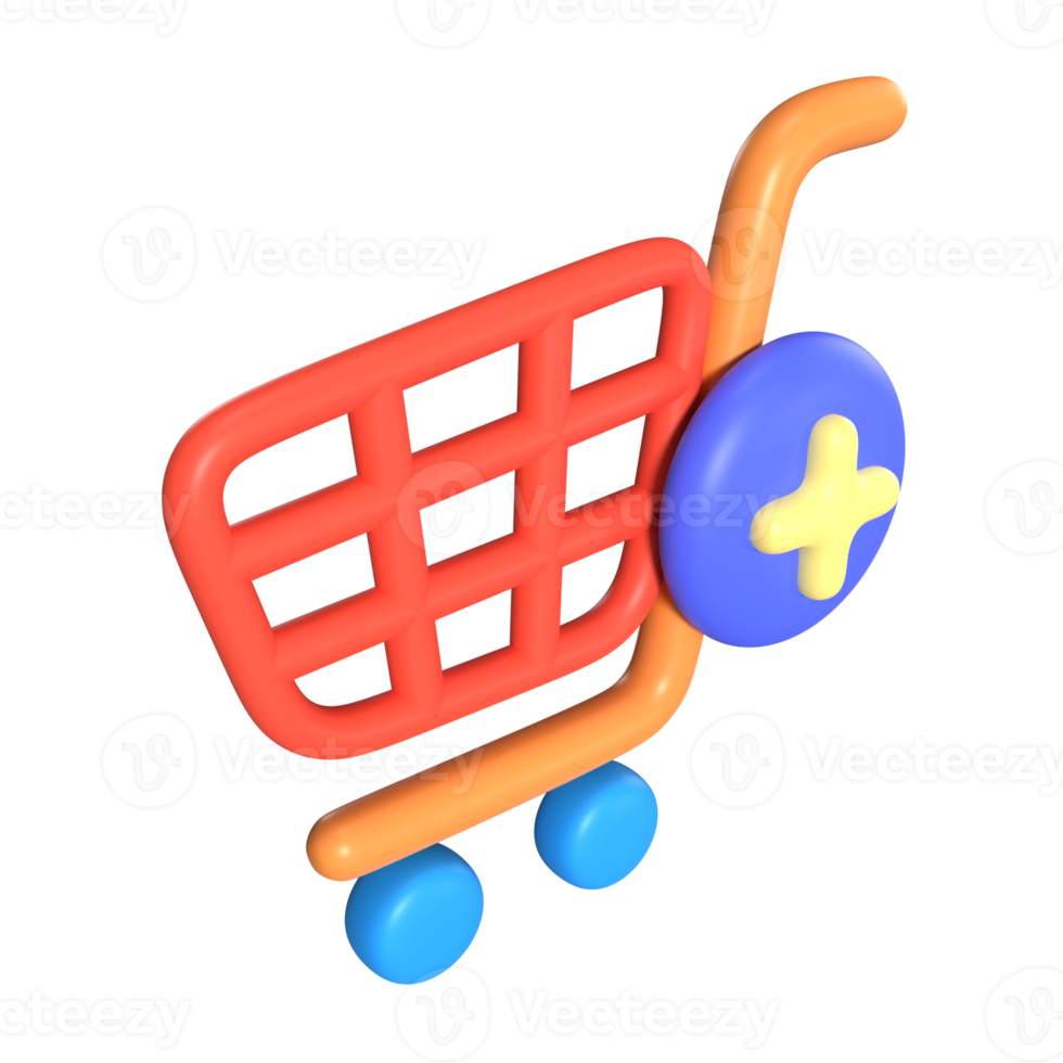 Add to Cart 3D Illustration Icon png