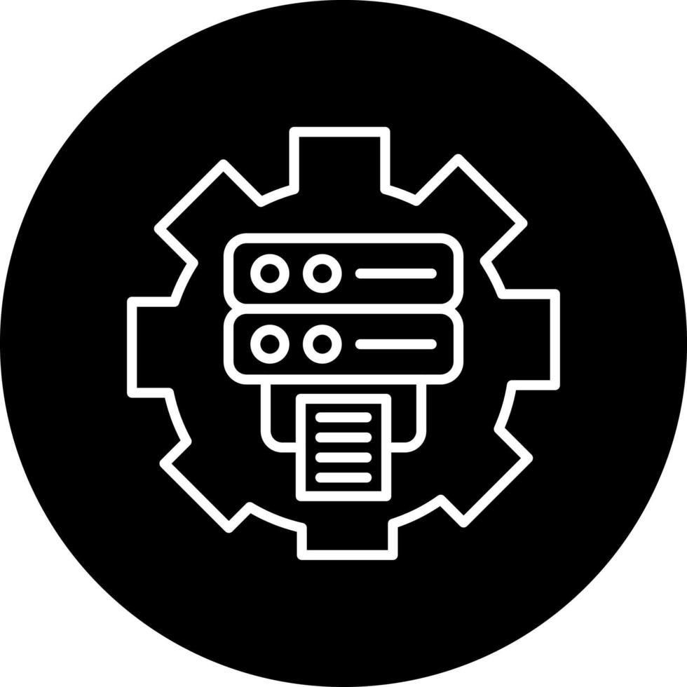 Data Processing Vector Icon Style