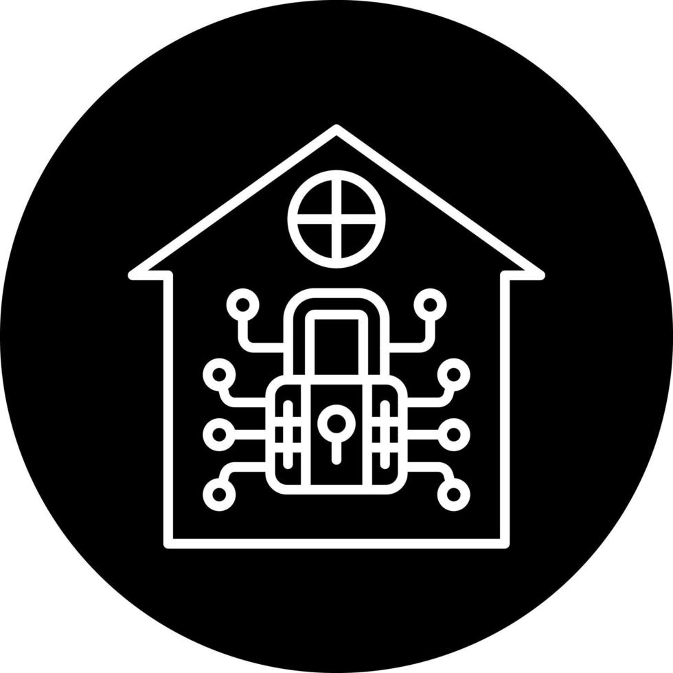 Home Network Vector Icon Style