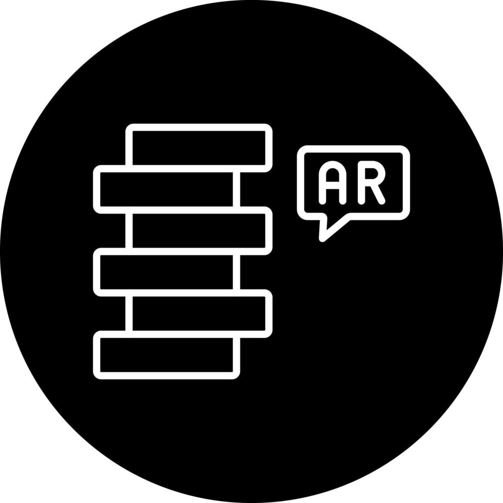 Ar Tumbling Blocks Vector Icon Style