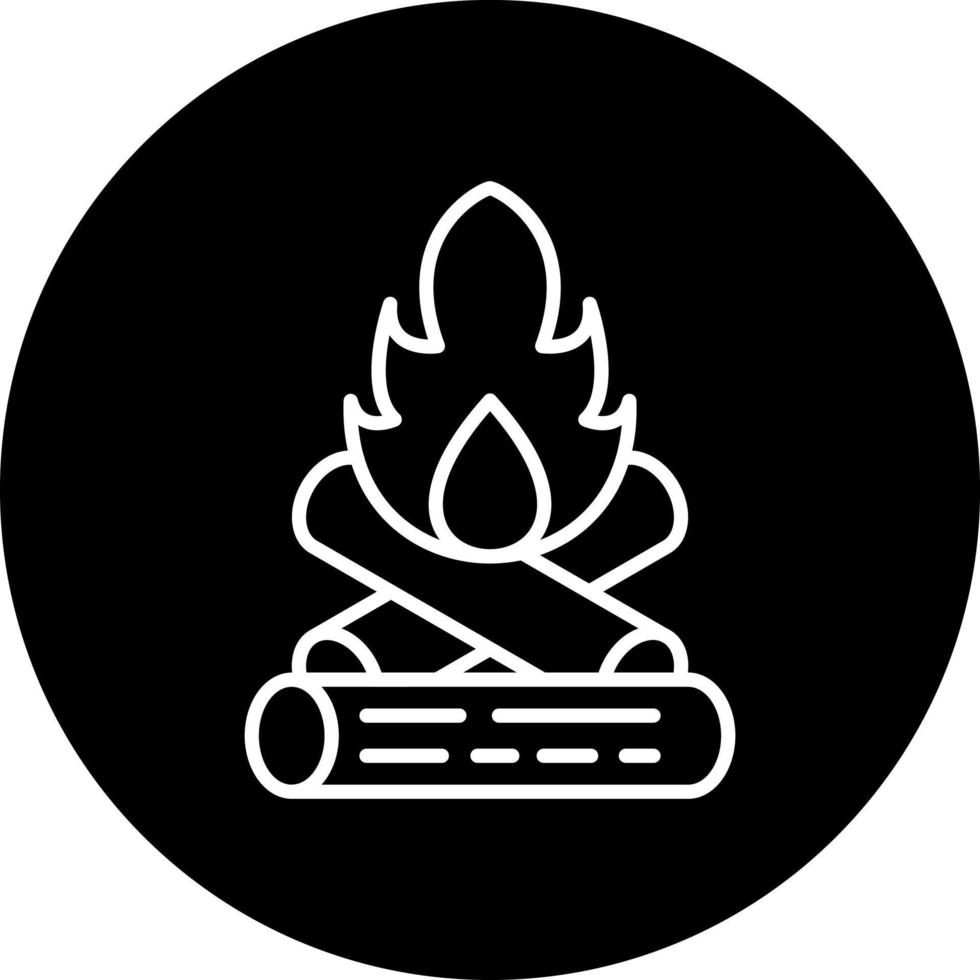 Bonfire Vector Icon Style