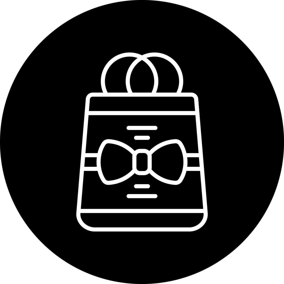 Gift Bag Vector Icon Style