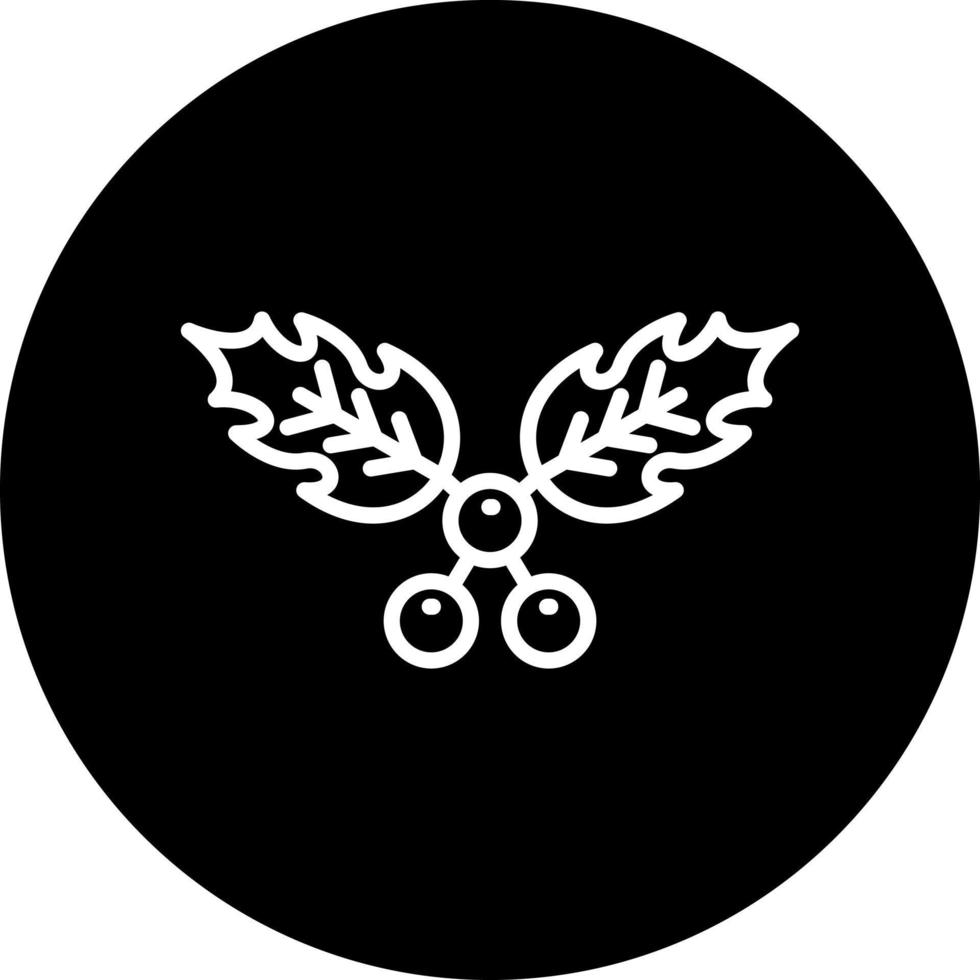 Mistletoe Vector Icon Style