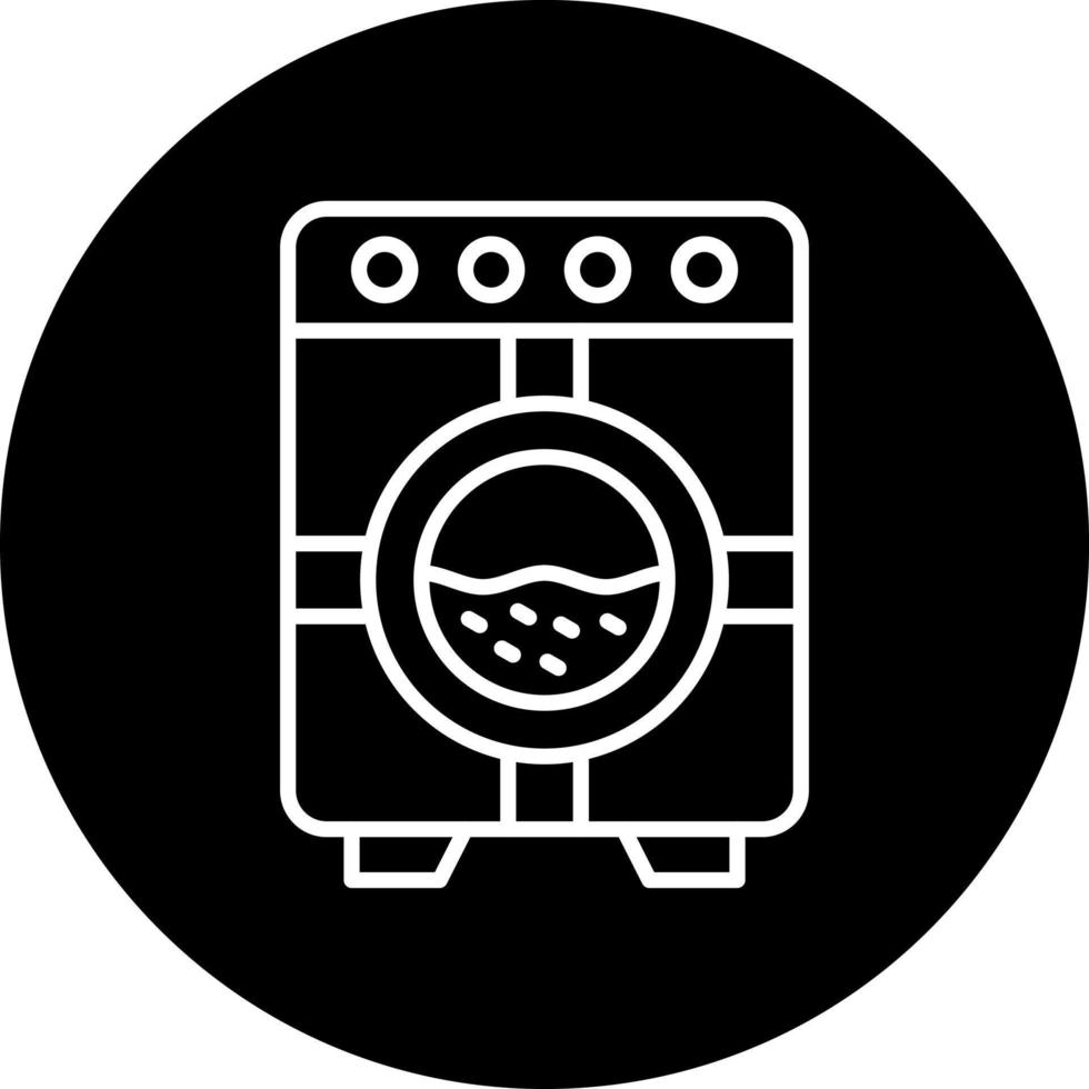 Washing Machine Vector Icon Style