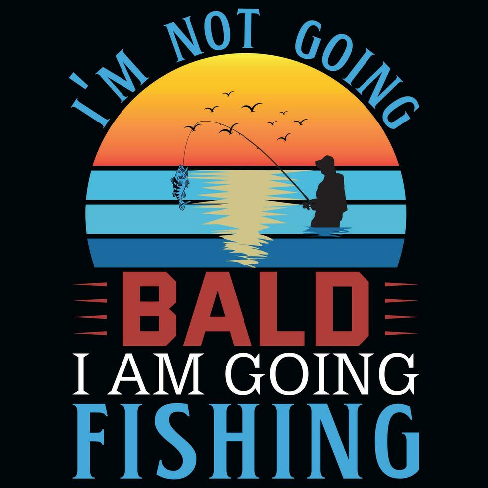 Fishing graphics tshirt design vector