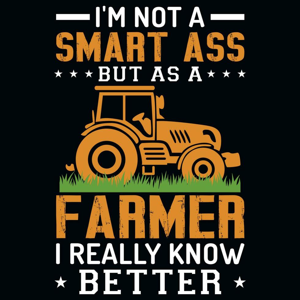 Farm or farmer graphics tshirt design vector