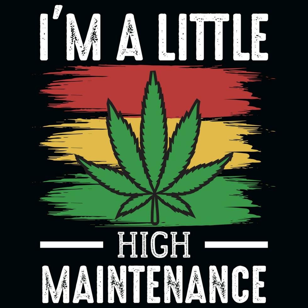 Weed vintages tshirt design vector