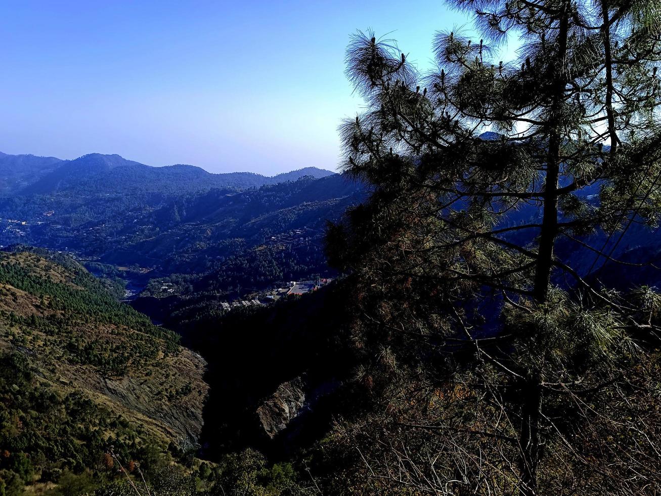 natural visión visto nainital, eso es un popular turista destino foto