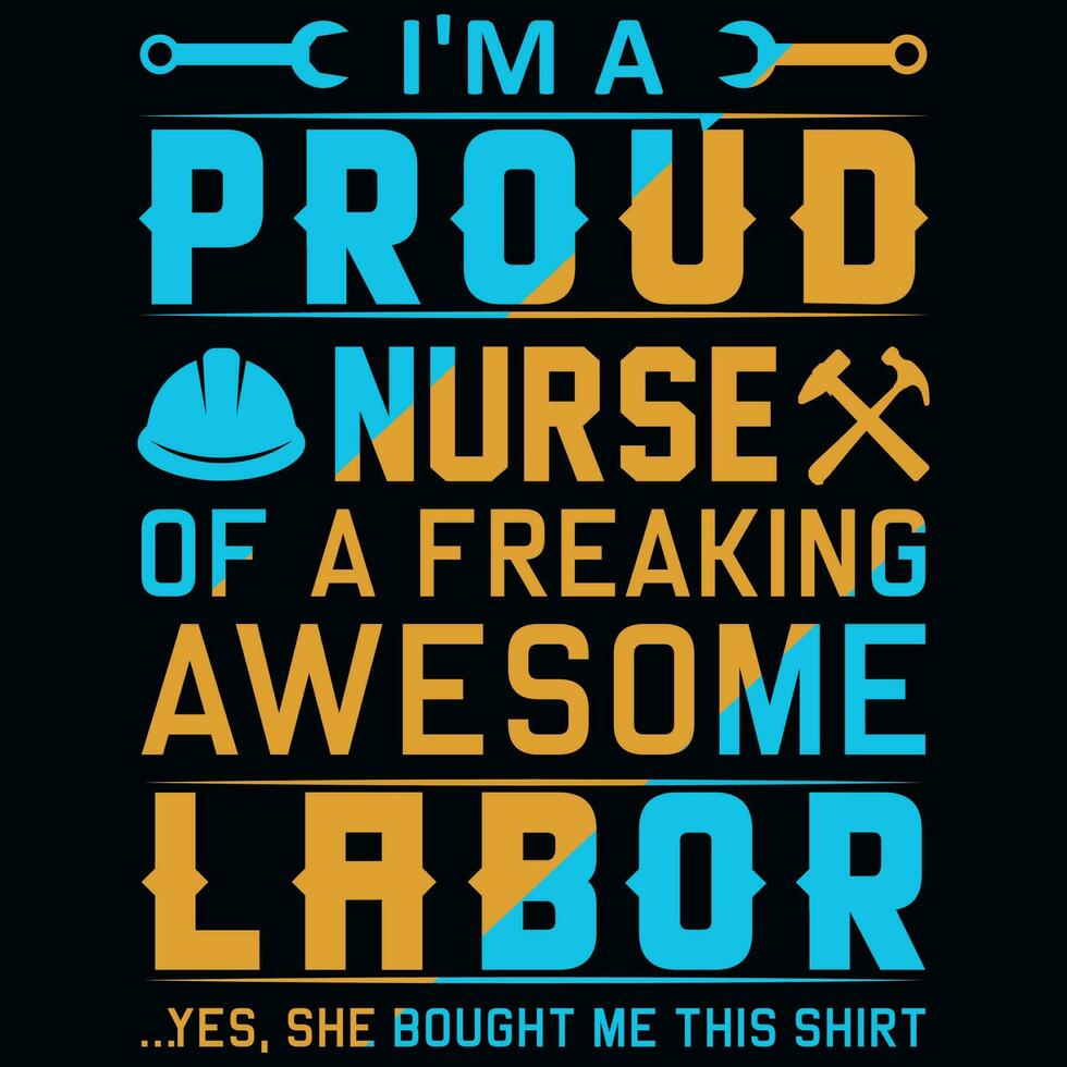 Labor day typography graphics tshirt design vector